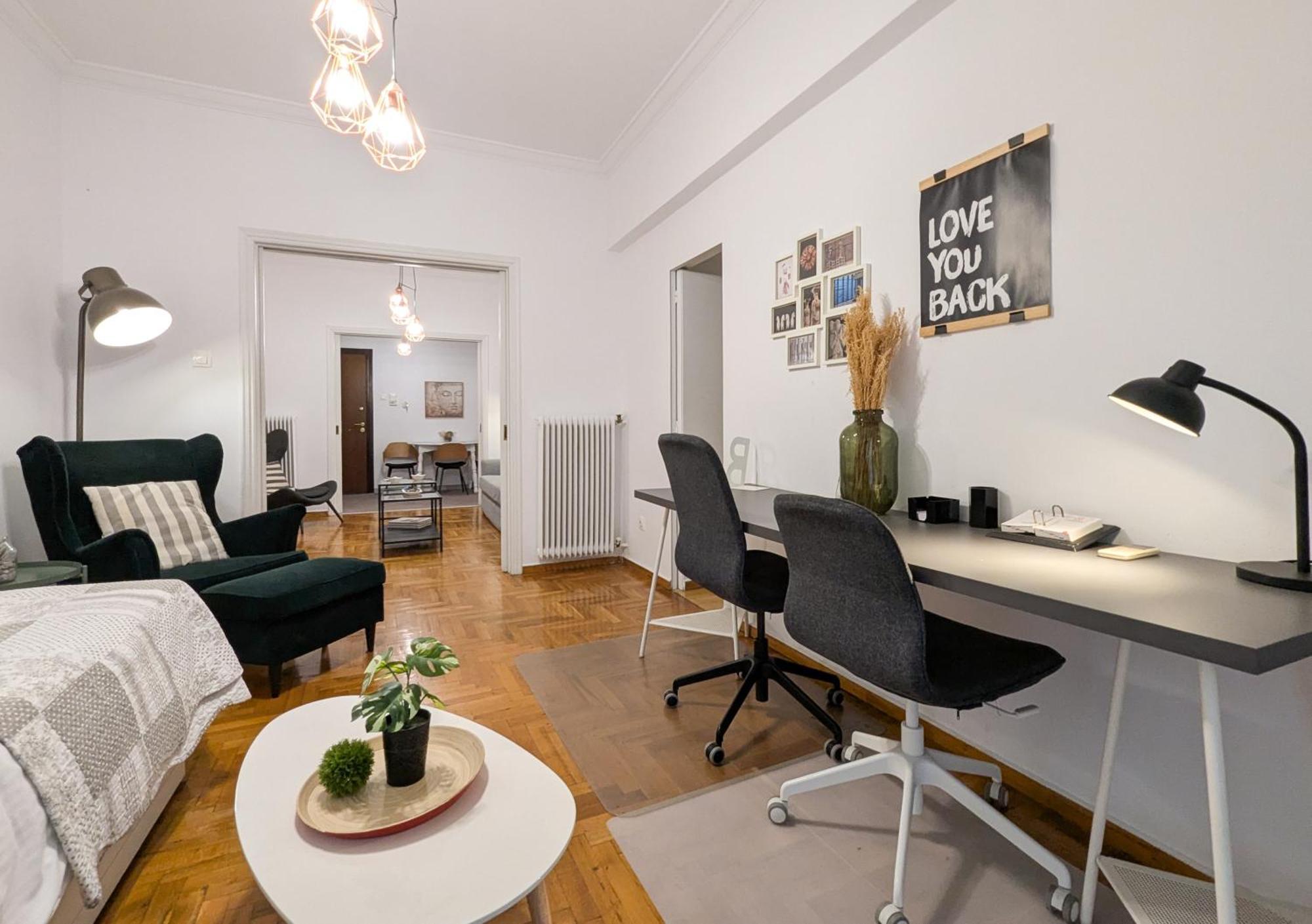 Spacious Apt For 5 Guests Next To Acropolis&Metro Atene Esterno foto