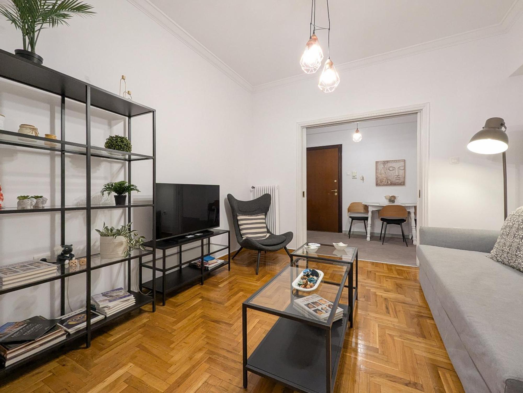 Spacious Apt For 5 Guests Next To Acropolis&Metro Atene Esterno foto